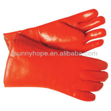 Invierno PVC trabajo guantes